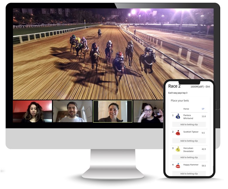 Virtual horse race nights